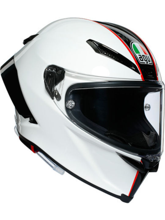 AGV Pista GP RR Multi Scuderia Carbon/White/Red Κράνος Μηχανής Full