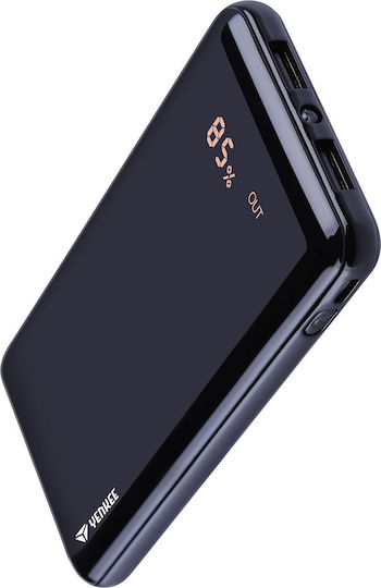 Yenkee YPB 1020 Power Bank 10000mAh με 3 Θύρες USB-A Μαύρο