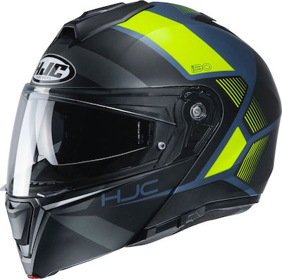 HJC i90 Hollen Flip-Up Helmet with Pinlock and Sun Visor ECE 22.05 Soleluna 2019 HOLLENMC4HSF-XS