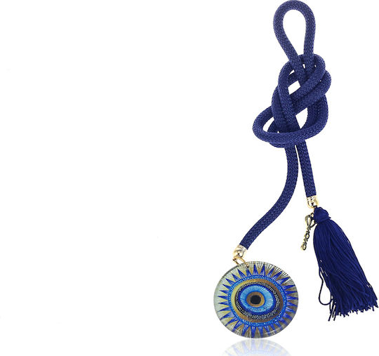 Moda Mostra PCH-009 Suspendata Amulet Ochi Albastru din Sticlă 9cm 1buc