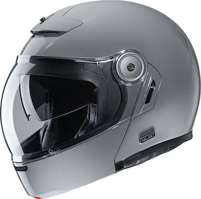 HJC V90 Solid Flip-Up Helmet with Sun Visor ECE 22.05 Nardo Grey V90SOLIDN.GREY-XS