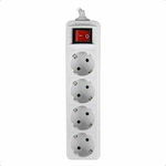 Sonora PSW401 4-Outlet Power Strip 1.5m White