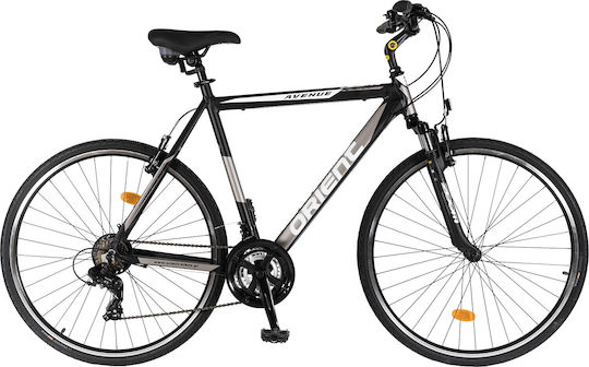 Orient Avenue 28" 2020 Μαύρο/Γκρι Ποδήλατο Trekking με 21 Ταχύτητες