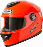 Nova Racing 320-SV Orange Fluo Motorradhelm Vol...