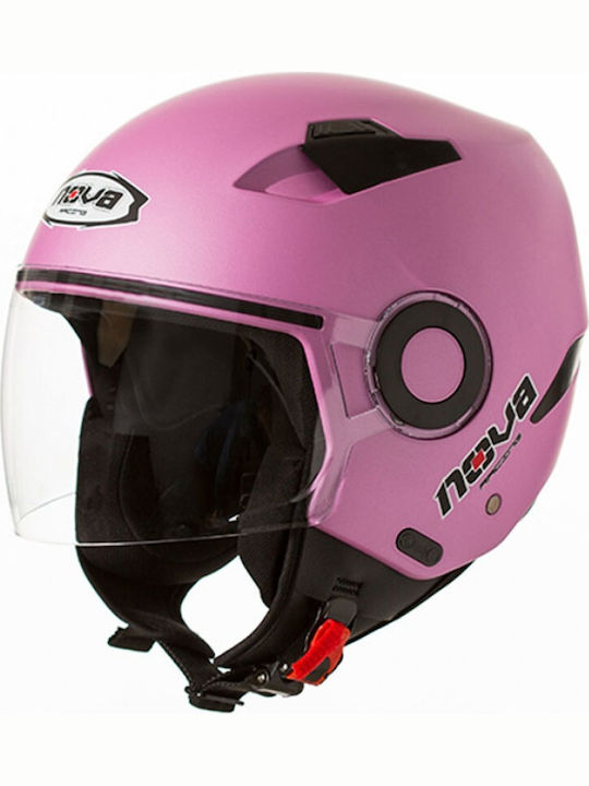 Nova Racing 220-DV Jet Helmet ECE 22.05 Purple Matt NV220DVPM