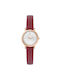 Pierre Cardin Canal St Martin Watch with Burgundy Leather Strap