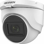 Hikvision DS-2CE76H0T-ITMFS CCTV Κάμερα Παρακολούθησης 5MP Full HD+ Αδιάβροχη με Μικρόφωνο και Φακό 2.8mm
