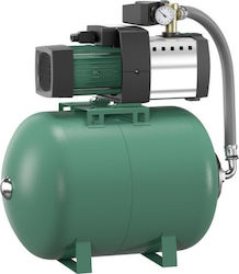 Wilo HiMulti 3H50-24 P Multistage Single Phase Water Pressure Pump with 50 Litre Container 0.55hp