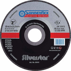 Sonnenflex Silverstar Stahl Schleifscheibe 180mm