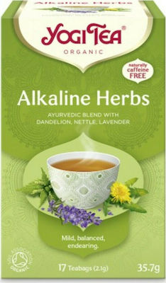 Yogi Tea Alkaline Herbs Amestec de ierburi Produs organic 17 Pungi 35.7gr