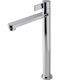La Torre Taya Top Mixing Tall Sink Faucet Silver