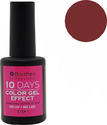 Bioshev Professional 10 Days Color Gel Effect Gloss Ojă de Unghii de Lungă Durată Violet 236 11ml