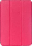 Tri-Fold Flip Cover Synthetic Leather / Silicone Pink (2)