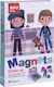 Apli Kids Magnetic Construction Toy Magnets Dress Up for Children 3+ Years