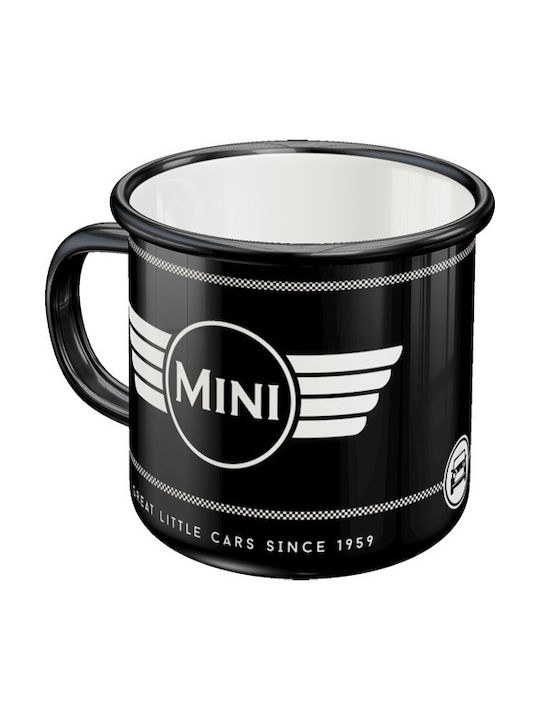 Nostalgic Art Mini Tasse Emaille Schwarz 1Stück