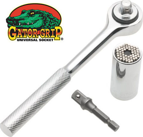 Gator Grip Gator Grip All in One 7-19mm Ратчетни и гнездови гарнитури 1\4" & 3\4" 2бр