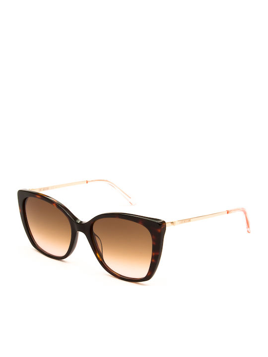 Moschino Women's Sunglasses with Brown Tartaruga Frame and Brown Gradient Lens MOL018/S 086/M2