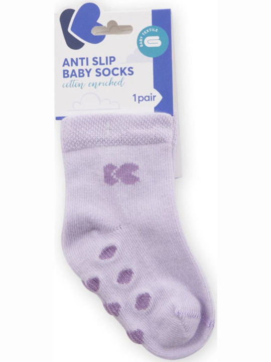 Kikka Boo Kids Non-Slip Ankle Socks Purple