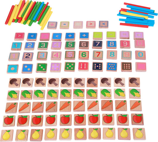 Lucy & Leo Μαθαίνω να Μετράω Educational Game Knowledge made of Wood for 3+ years Years Old
