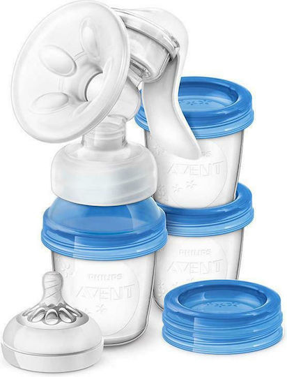 Philips Avent Χειροκίνητο Μονό Θήλαστρο Μπλε