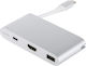 Moshi USB-C Docking Station cu HDMI 4K PD Argint (99MO084204)