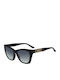 Jimmy Choo Women's Sunglasses with Black Horn-Rimmed Frame and Black Gradient Lenses