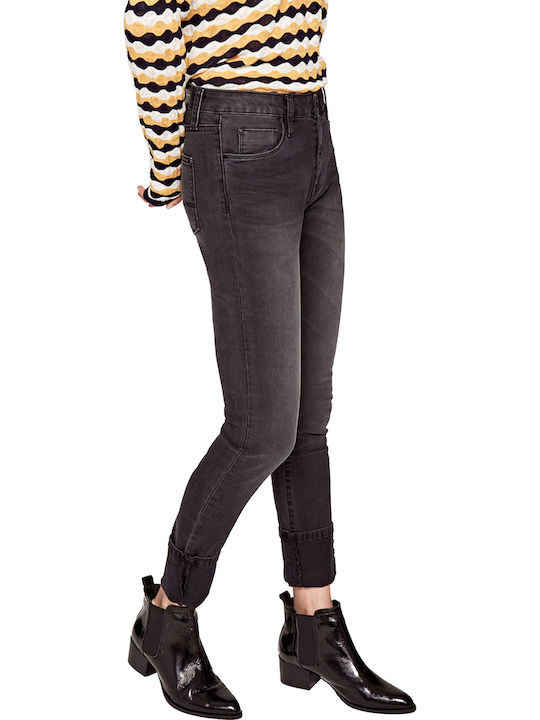 Pepe Jeans Regent High Waist Women's Jean Trousers in Skinny Fit Black