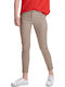 Only Women's Cotton Trousers Silver Mink