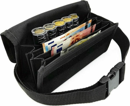 Plastic Waiter Waist Bag / Pouch with 5 Number of Spit 22.5x6.5x11cm Eurocash PW 5 PLT