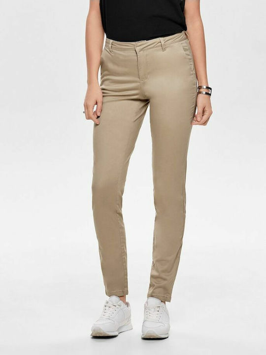 Only Women's Fabric Trousers in Regular Fit Nomad