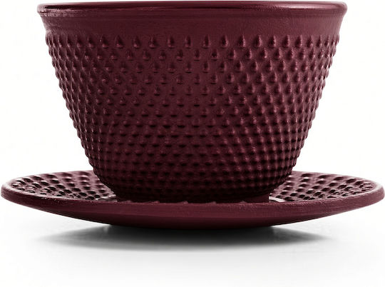 Dinox Tasse Tee Gusseisen Rot 120ml