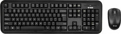 Yenkee YKM 2006US Kabellos Tastatur & Maus Set Englisch US