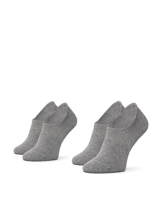 Tommy Hilfiger Men's Solid Color Socks Gray 2Pack