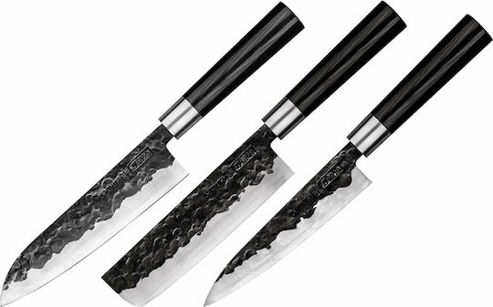 Samura Blacksmith Σετ Μαχαίρια από Ανοξείδωτο Ατσάλι 3τμχ