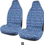 Cotton Front Covers 2pcs 21355 B Blue