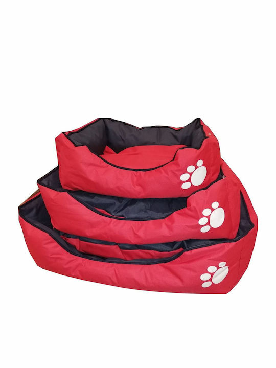 Donald Pet Care Siesta Καναπές-Κρεβάτι Σκύλου Αδιάβροχο σε Κόκκινο χρώμα 50x40cm
