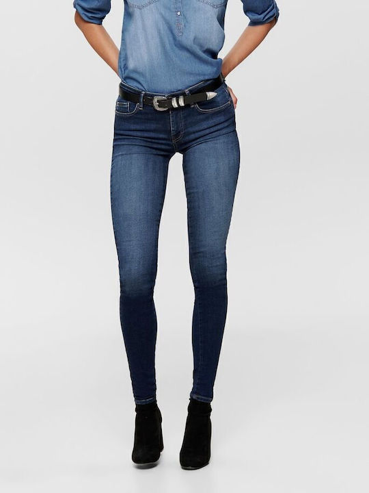 Carmen Women's Jean Trousers in Skinny Fit Dark Blue Denim