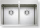 Asil AS 390 Υποκαθήμενος Νεροχύτης Inox Σατινέ Μ75xΠ50.5cm Ασημί
