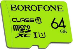 Borofone microSDXC 64GB Clasa 10 Viteză mare