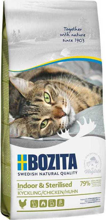 Bozita Indoor Sterilised Dry Sterlized All Ages Cat Food with