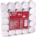 WAX TEALIGHTS BAG OF 50 PIECES