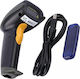 Conceptum Handheld Scanner Wired with 1D Barcode Reading Capability