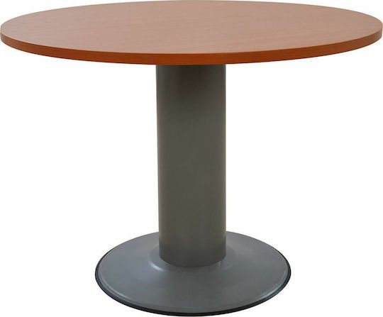 Τραπέζι Συνεδριάσεων Vance 105x105x75εκ. Κερασί