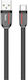 Hoco U74 Groß Geflochtenes Flaches USB Typ-C Kabel USB 2.0 männlich - USB-A Schwarz 1,2 m
