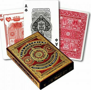 Theory11 High Victorian Plasticized Collectable Card Deck Red