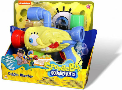 Just Toys Sponge Bob Giggle Blaster Bubble Gun