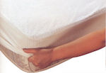 Protective Cover Double Waterproof with Skirt Comfort Nights White 140x200cm