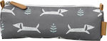 Fresk Dachsy Pencil Case Barrel with 1 Compartment Gray