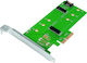 LogiLink PCIe la SSD dublu M.2 (PC0083)