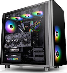 Thermaltake View 31 TG ARGB Gaming Midi Tower Computer Case with Window Panel Black